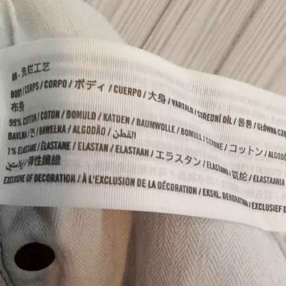 Abercrombie & Fitch 90" straight ultra High rise women's 34 - Picture 5 of 7